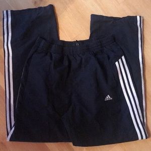 Mens Navy Adidas sweat pants size Medium